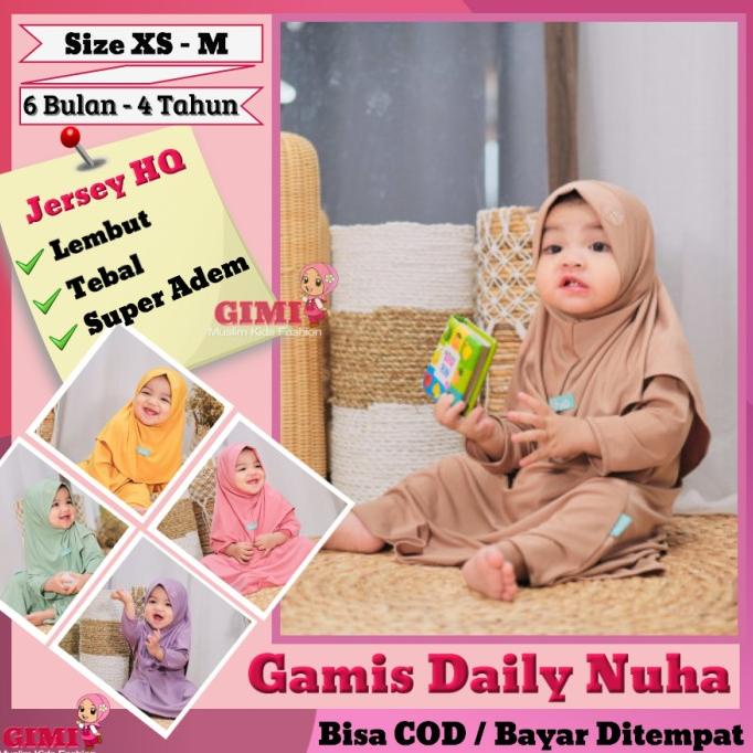 Gamis Bayi Perempuan 6 Bulan 1 Tahun Nuha 6 12 Bulan Perempuan Murah