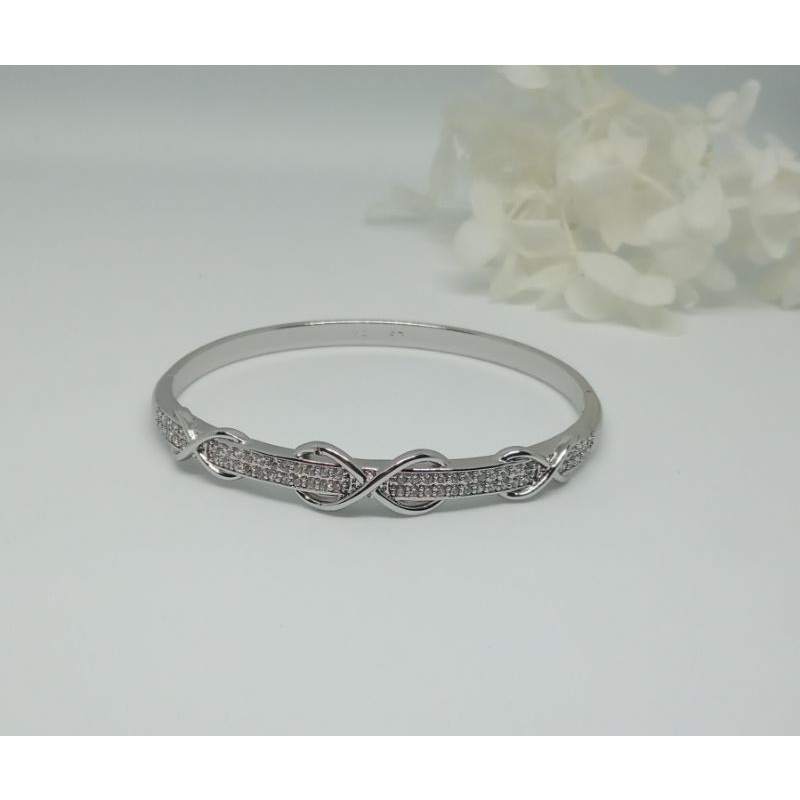 Xuping Gelang Bangle Silver Model Infinity
