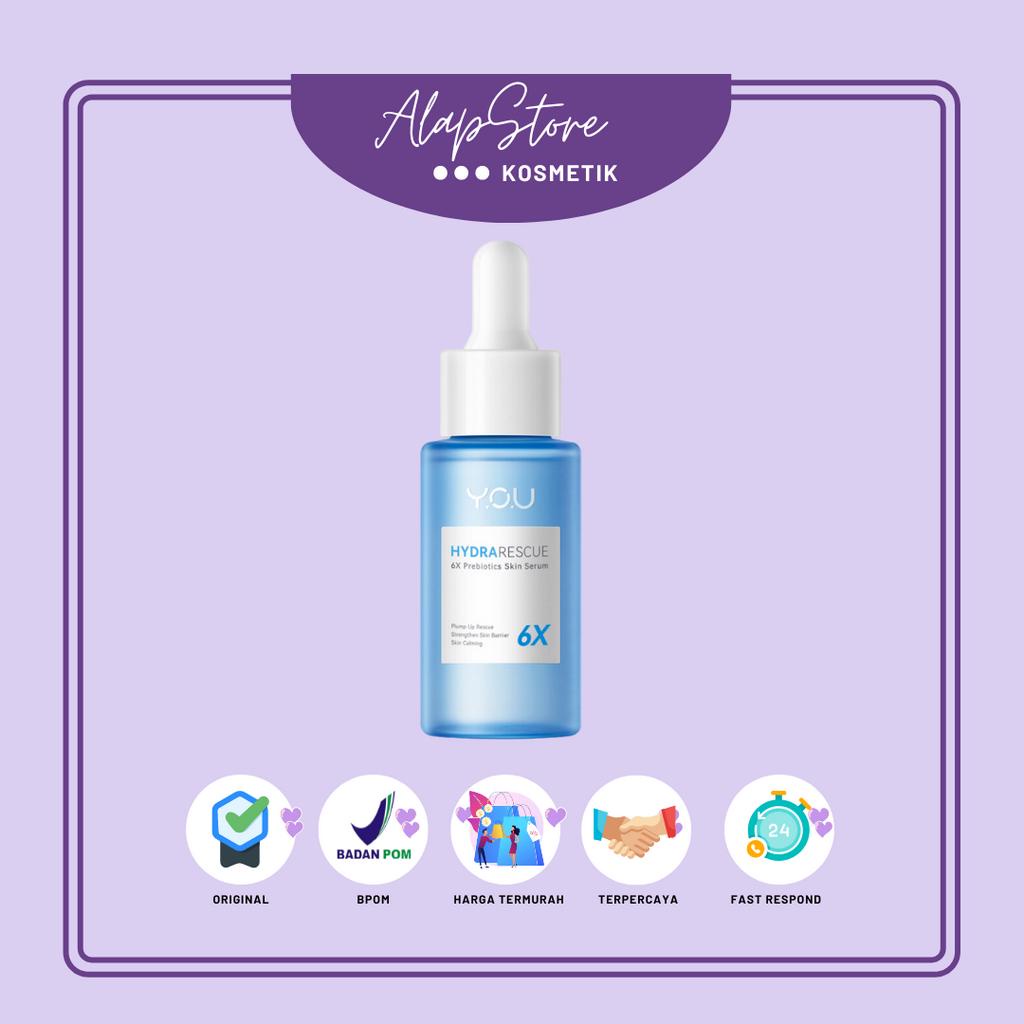 You HydraRescue 6X Prebiotics Skin Serum 30ml | Hyaluronic Acid for Hydrating | Melembapkan