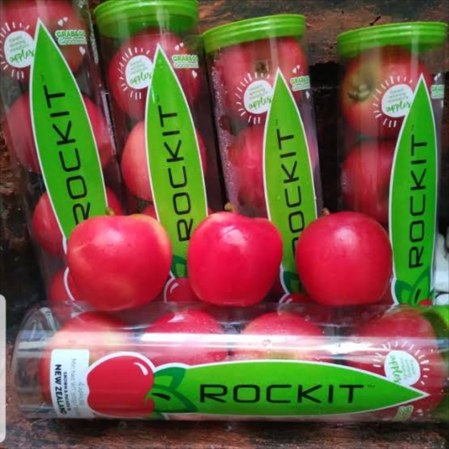 

ROCKIT APPLE. APEL ROCK IT. APEL DALAM TABUNG. ISI 4 pcs. 280 gr