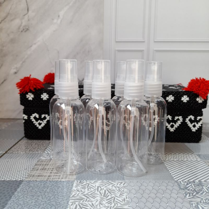 BOTOL 60ML SPRAY NATURAL FACEMIST/TONER/SKINCARE/HANDSANITIZER/PARFUM/PEKANBARU/MEDAN/PADANG/JAMBI