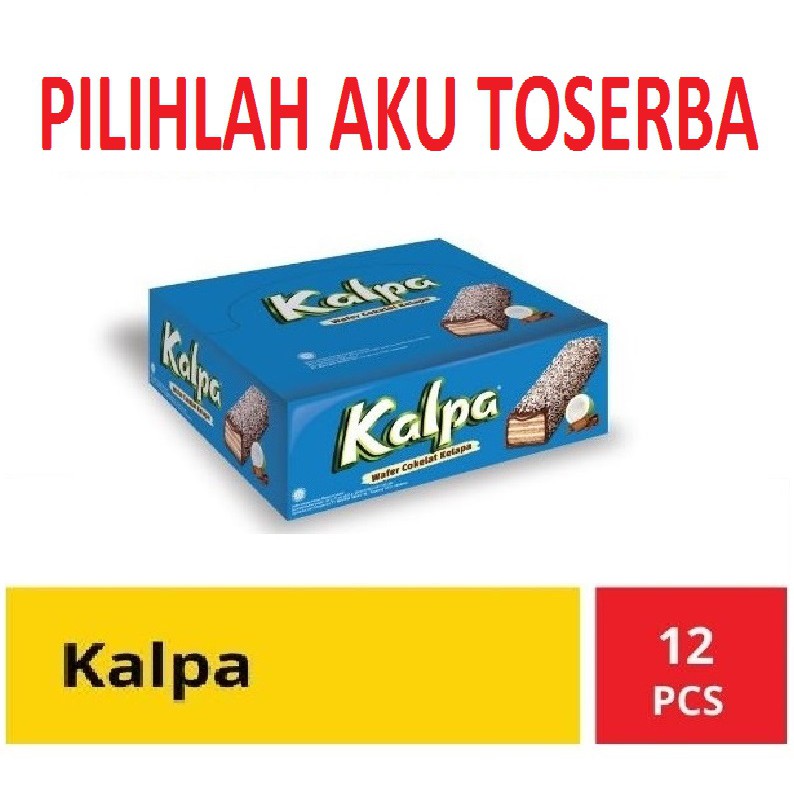 Kalpa Wafer Coklat Kelapa - 1 box isi 12 pcs @22 gr