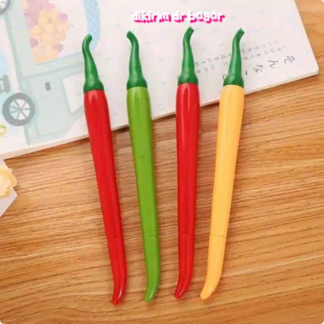 

MOS Pulpen Gel Cilli Cabai Lucu Unik ~♥~