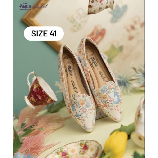 Ready NEW Ittaherl Disney Alice Loafer Pointy Cloud Size 41