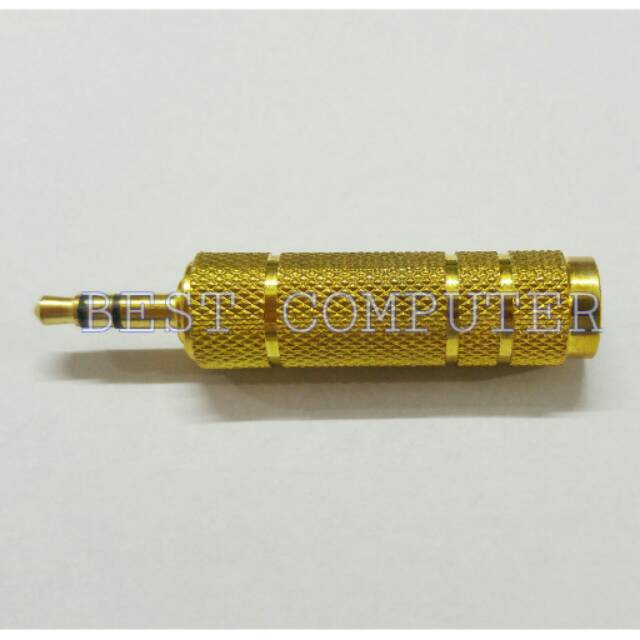 KONEKTOR / CONNECTOR / CONVERTER / AUDIO JACK 3 5 MALE TO 6.5 FEMALE