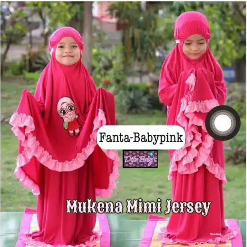 mukena anak / TK / PAUD /ALLSIZE 2-5 THN/ MUKENA LED KARAKTER HIJAB BISA NYALA GAMBARNYA