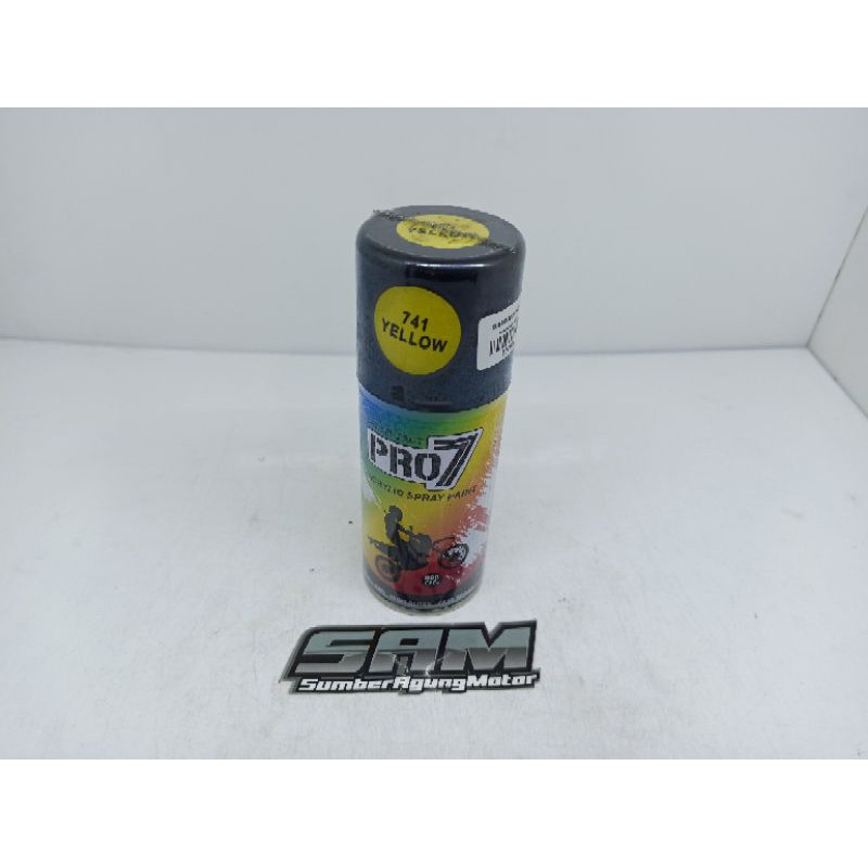 PILOX CAT SEMPROT PRO7 WARNA KUNING 741 KECIL 150ML