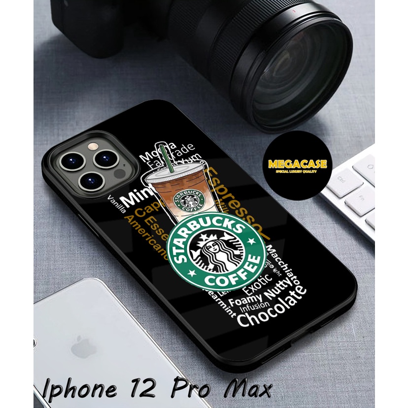 Megacase - Case Macaron Starbuck Iphone 12 Pro Max / IPHONE 5 / IPHONE 6 / IPHONE 7 / IPHONE 8 / IPH