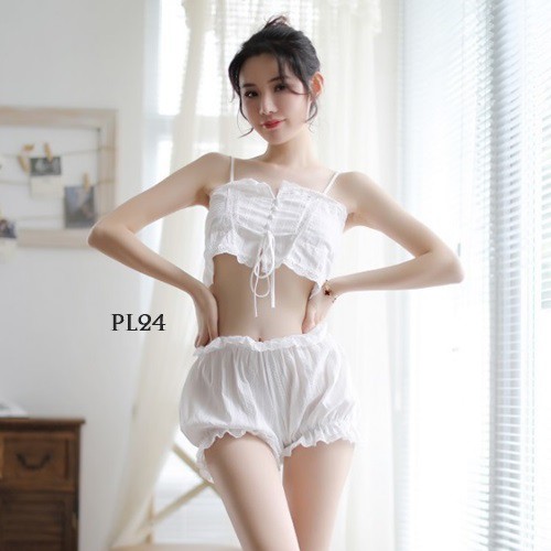 [TOKO TERPERCAYA] SLEEPWEAR BAJU TIDUR SEKSI LINGERIE SEXY PREMIUM PUTIH PL24