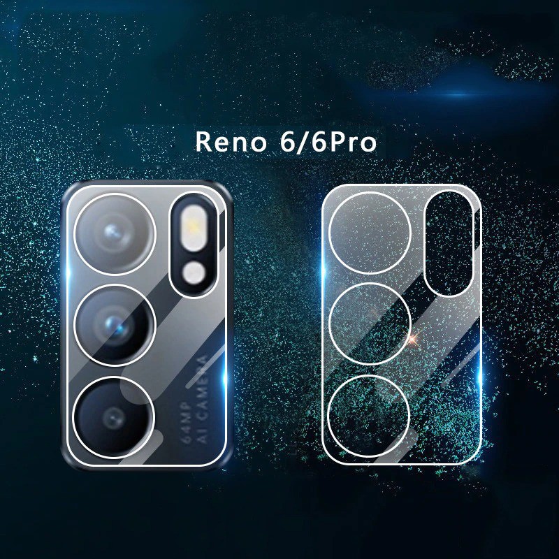 Tempered Glass Camera OPPO RENO 6 5G  / OPPO RENO 6 4G Anti Gores Camera Handphone