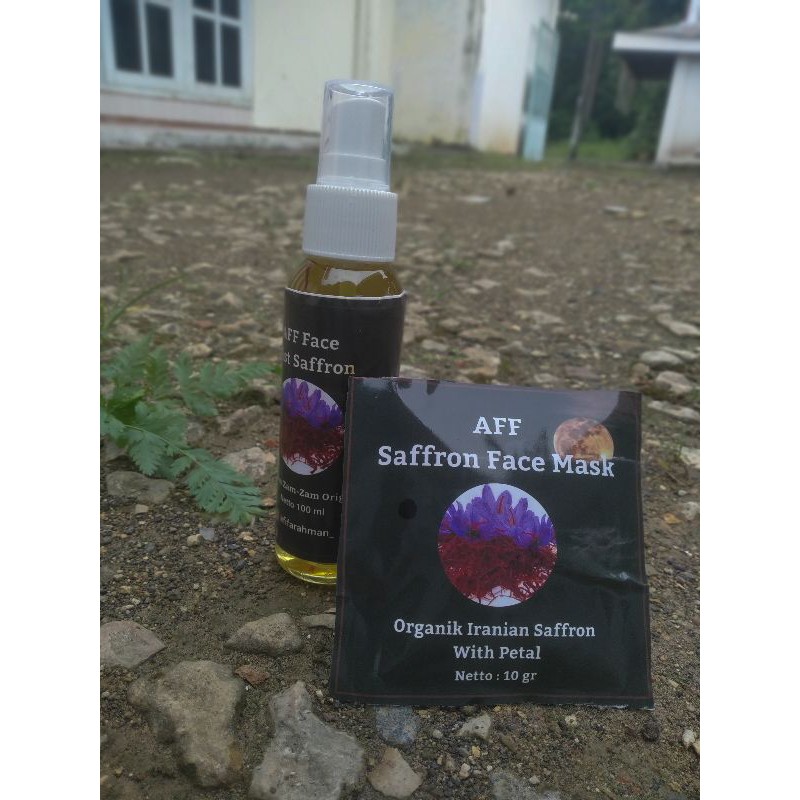 Paket face mist dan face mask saffron