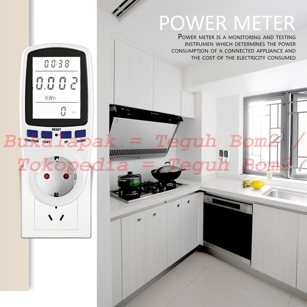 Watt Meter - Pengukur Penggunaan Daya Listrik
