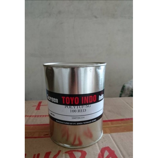 Cat Tinta Plastik Toyo Polytuf SG 100 RED / Merah