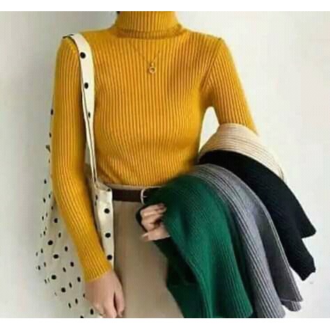 TERMURAH!!! NEW PRETTY TURTLENECK BajuRajutWanita_AtasanWanita_AtasanTurleneck