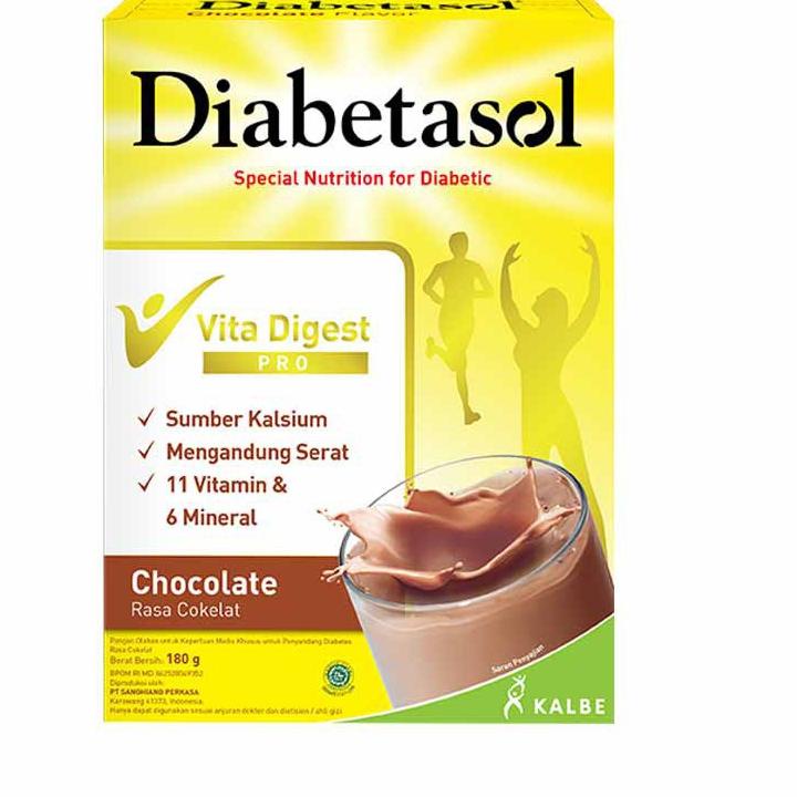 

[PROMO KN896] Diabetasol Vita Digest Coklat / Vanila / Cappucino 180 gr Terlaku.