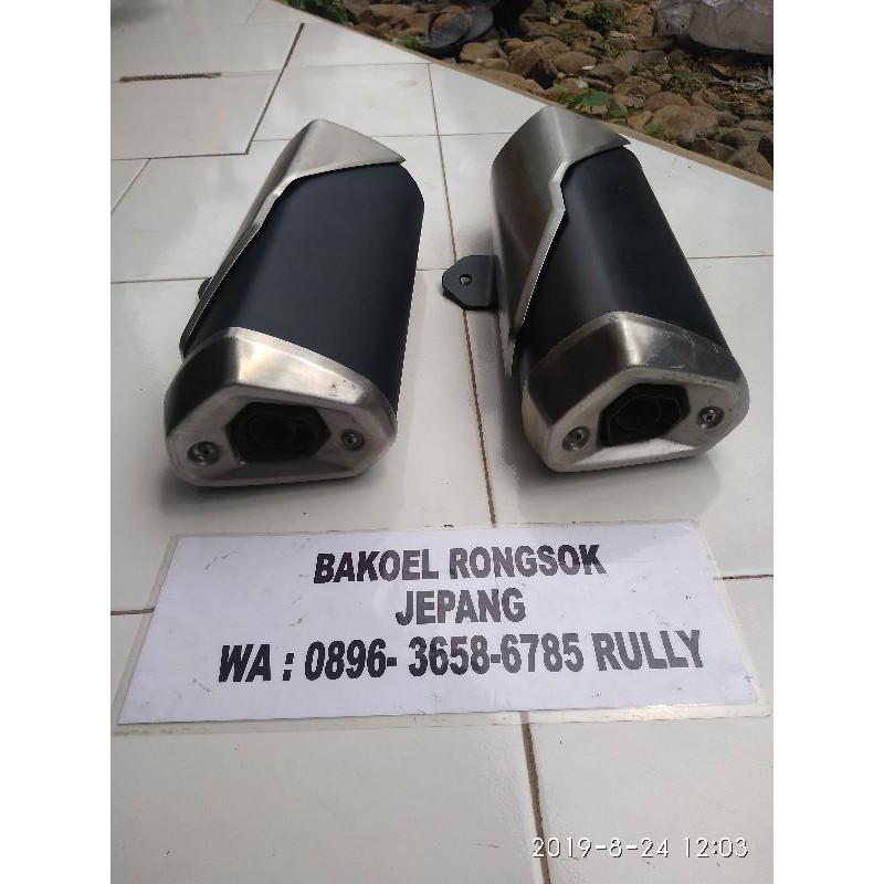 selencer knalpot ninja 250 fi original