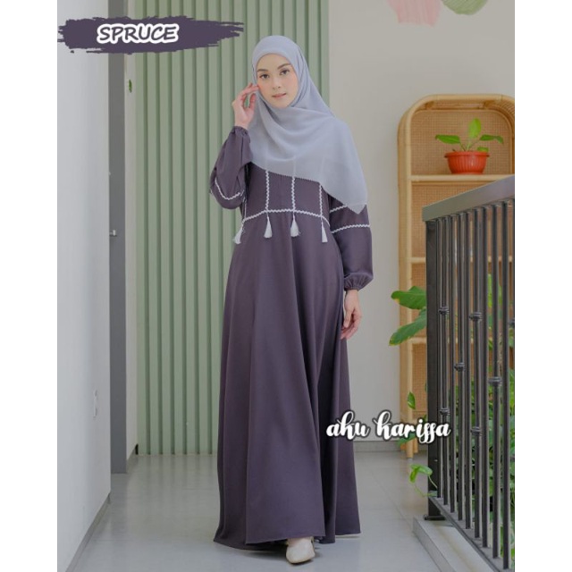 HARUMI DRESS ORI BY AKU KARISSA/GAMISMUSLIM GAMIS 2021 GAMISMODEREN SARYIORI