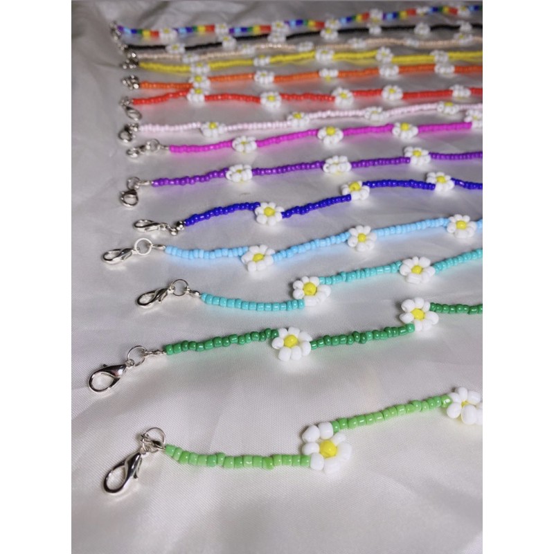 rantai masker daisy / strap masker korea / lanyard masker / pengait masker / tali masker