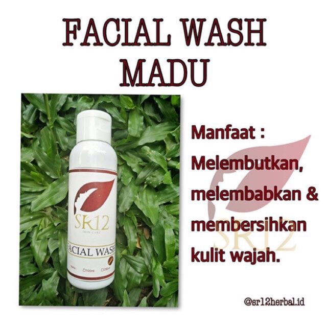 FACIAL WASH MADU SR12