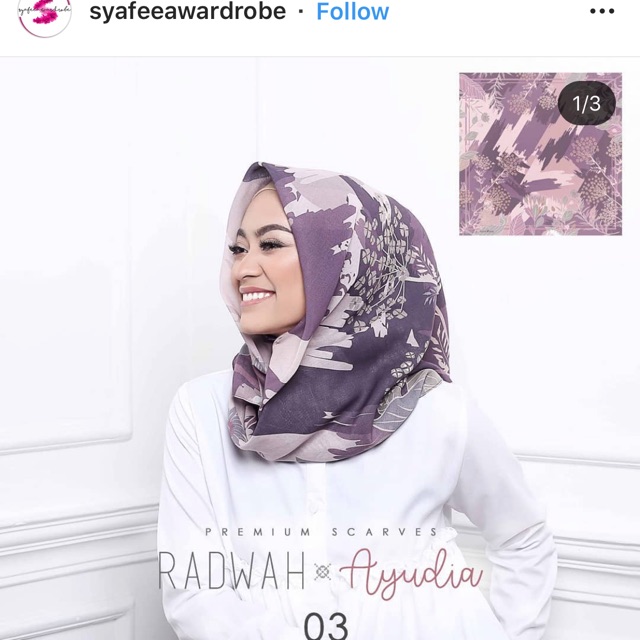 Preloved Radwah scarf