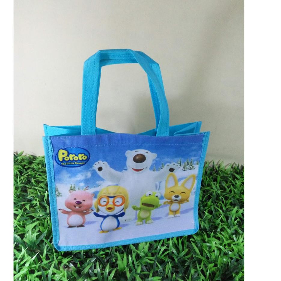 

㊌ PROMO TERMURAH Tas Ultah Pororo / Tas Ulang Tahun ( Goodie Bag ) Anak Pororo TERLARIS !!FQ193!!