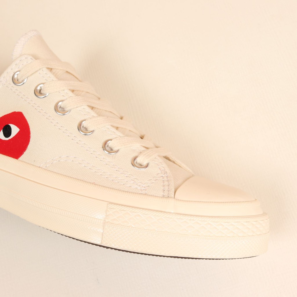 Converse x Comme Des Garcons PLAY All Star Chuck ‘70 OX Whita