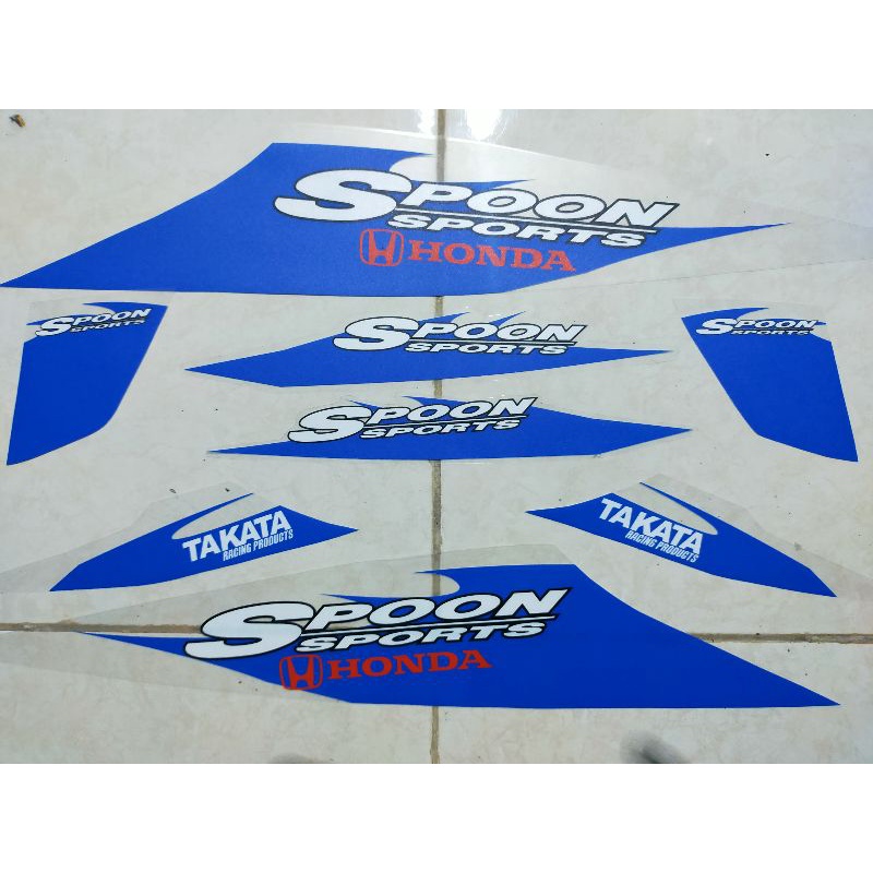 Striping transparan Beat karbu SPOON SPORT