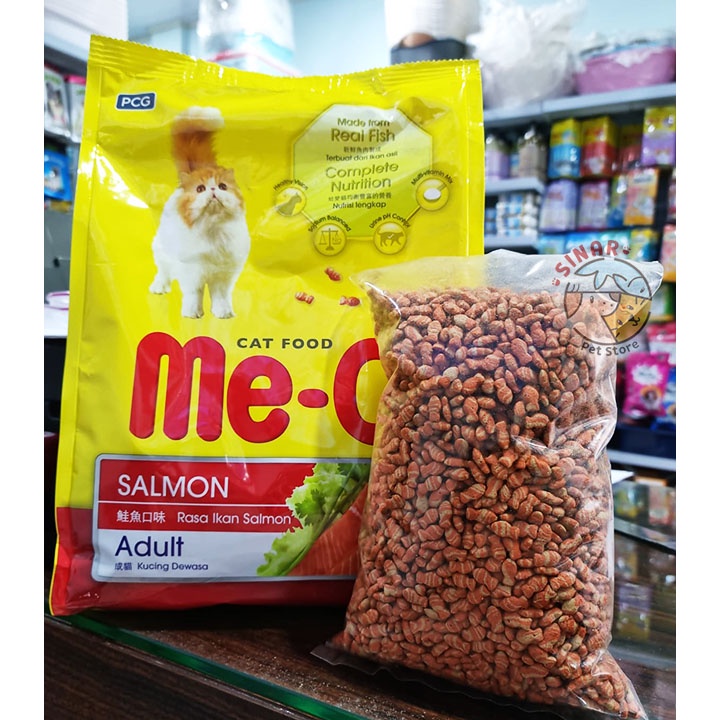 Me-O Salmon 500GR Repack Adult Cat Food Makanan Kucing MEO ME O