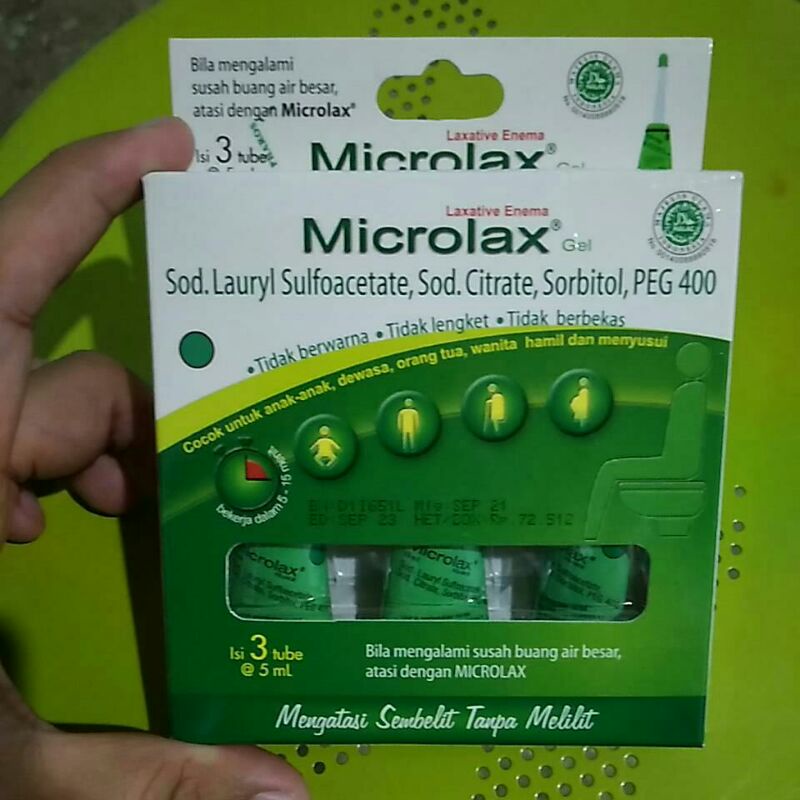 Microlax Gel (Obat Susah - Lancar BAB) Aman Untuk Semua Usia ✓