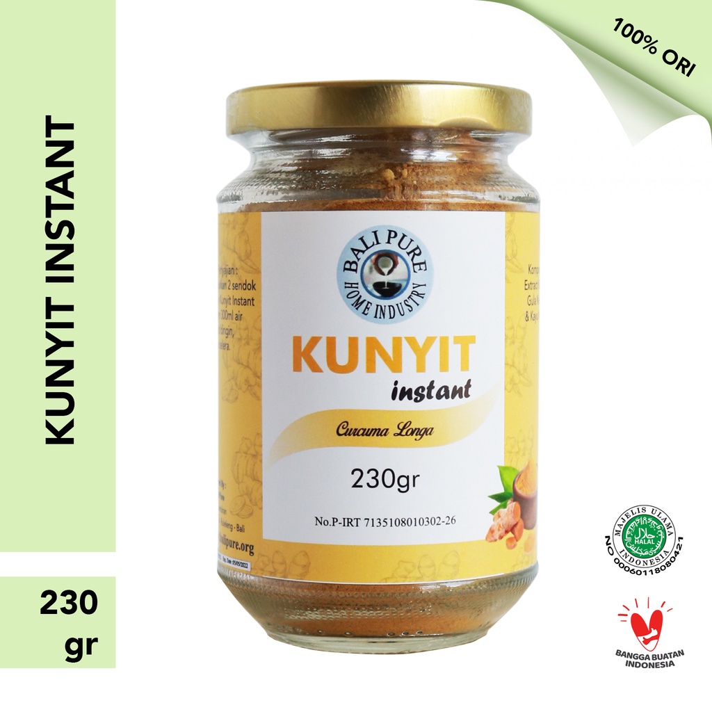 

Bali Pure Home Industry - Ekstrak Kunyit Instan 230gr Organik