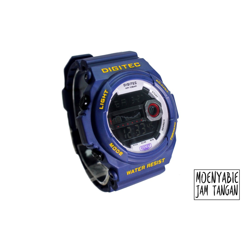 Digitec DG 2042T Blue Original Dan Anti Air Jam Tangan Digitec Pria