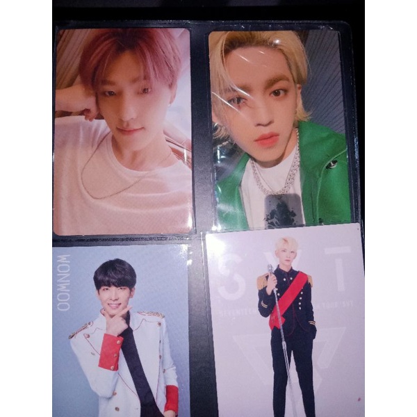 pc /photocard Scoups op2/dino op1/TC joshua/wonwoo