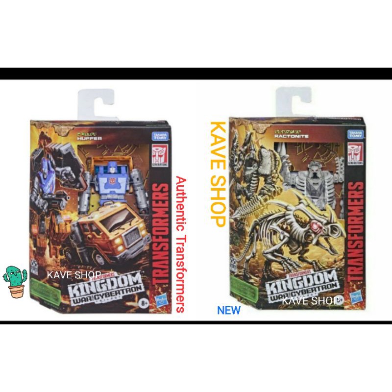 Transformers Kingdom WFC : Ractonite - Huffer - Authentic Transformers - HASBRO - NEW