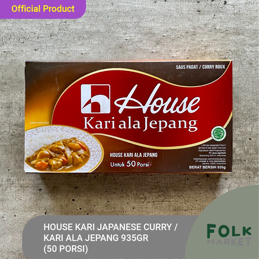 

House Kari Japanese Curry / Kari Ala Jepang 935gr (50 Porsi)