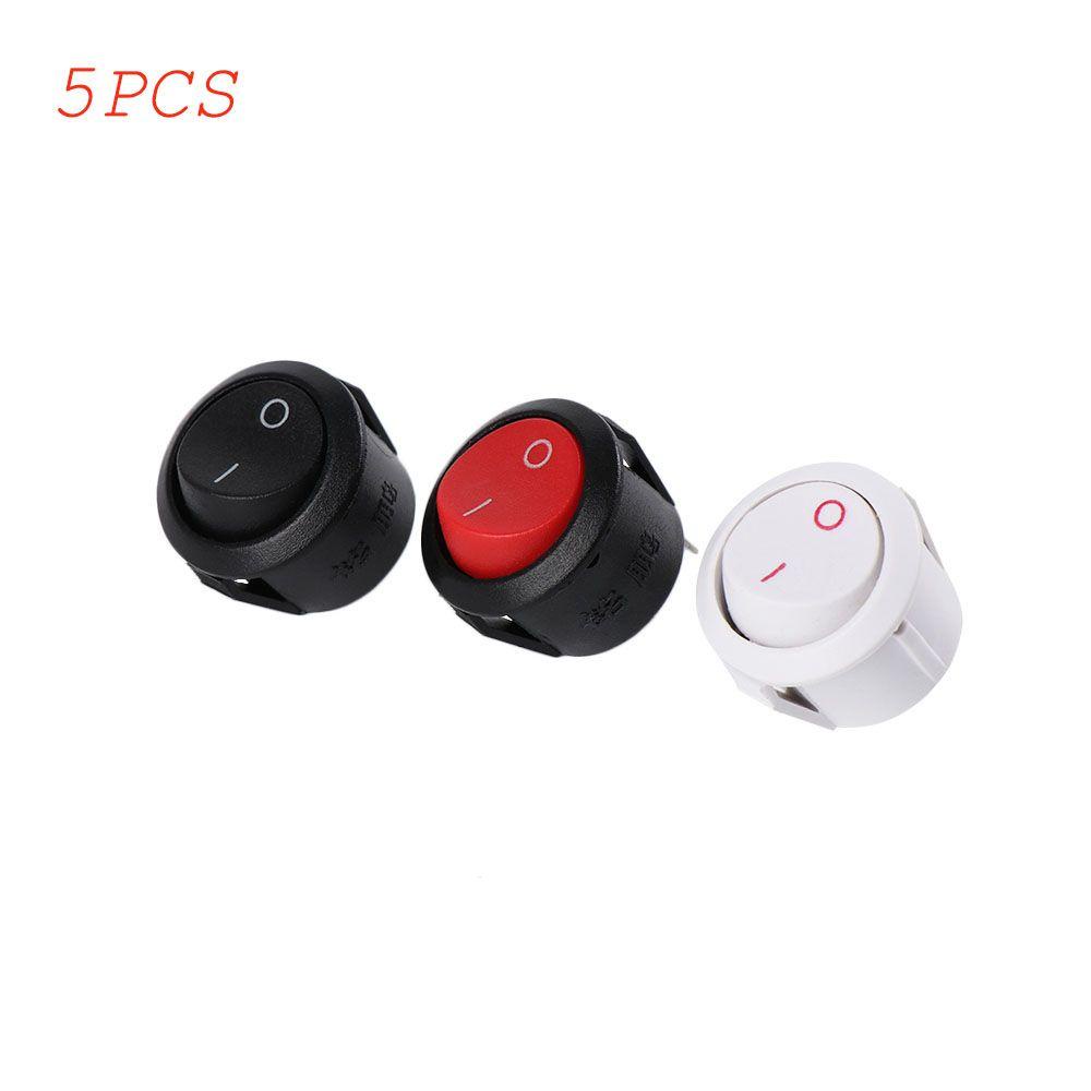 Wonder 5pcs Toggle Switch Hot Boat Rocker Tombol Tekan Plastik