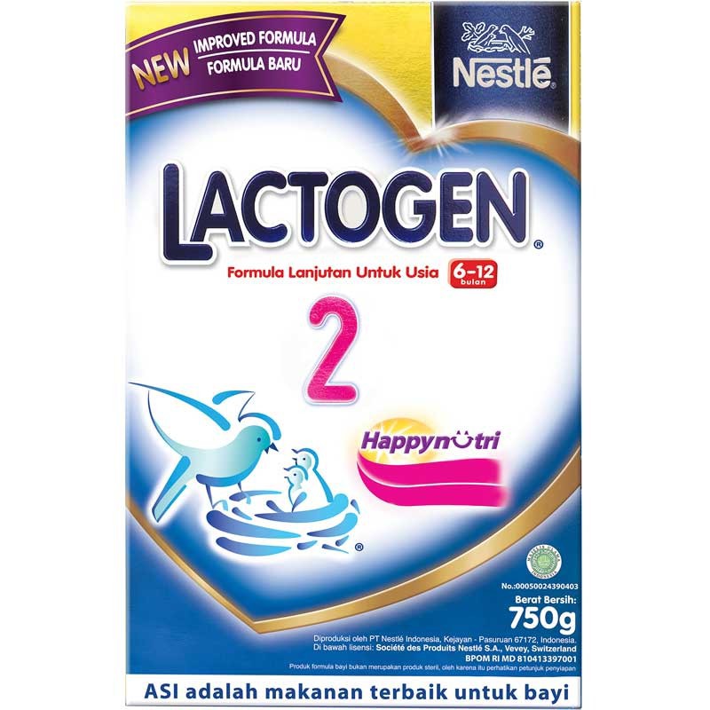 

Lactogen Happynutri 2 Box 750G