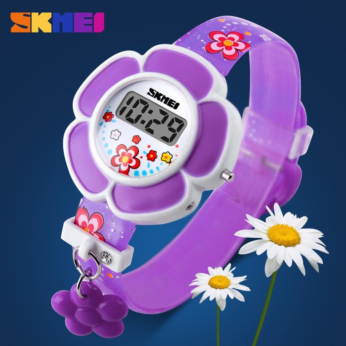 Jual Jam Tangan Anak Digital Skmei 1144 Purple Indonesia