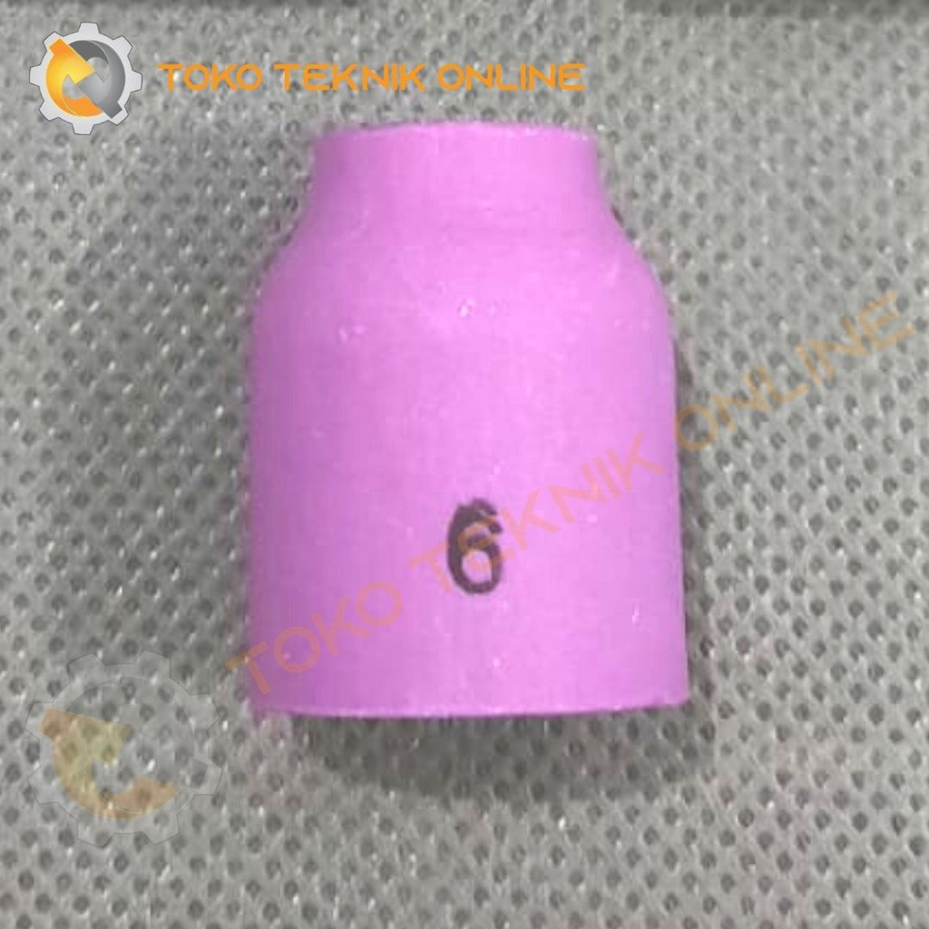 GAS LENS NOZZLE UNTUK TIG TORCH TIPE WP9, NO.6 – CALDWELL