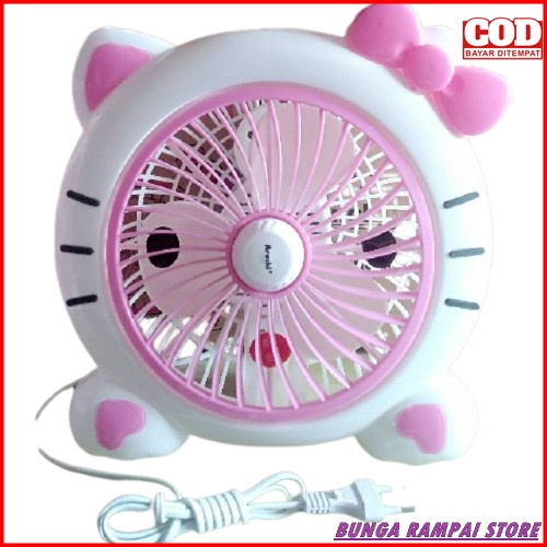PROMO SANEX Kipas Angin Karakter HELLO KITY 8 inch paling bagus