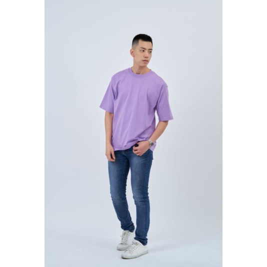 Baju Kaos Oblong t-shirt Pria Oversize Cotton Combed 24s Jumbo , Pakaian Pria, Atasan pria ,Kaos Cow