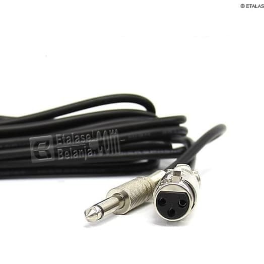 KABEL MICROPHONE 10 METER JACK XLR TO AKAI - MADE BY KREZT AUDIO