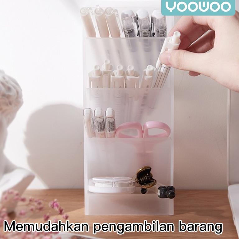 

[DISCOUNT 9TF65] tempat alat tulis pensil kosmetik stand organiser Serbaguna Portable Terlarisss