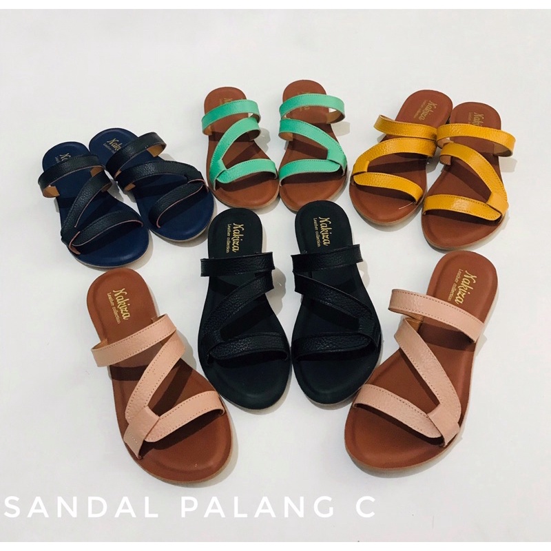 sandal wanita kulit ori garut sukaregang