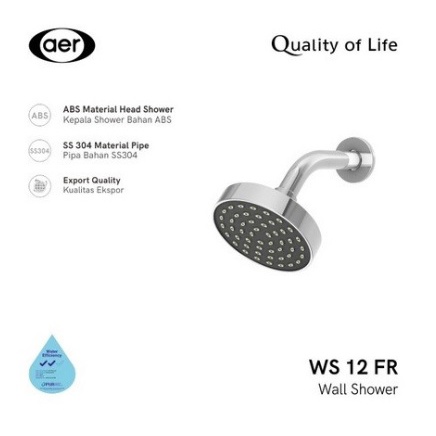 Wall Shower / Shower Tanam AER tipe WS 12-FR