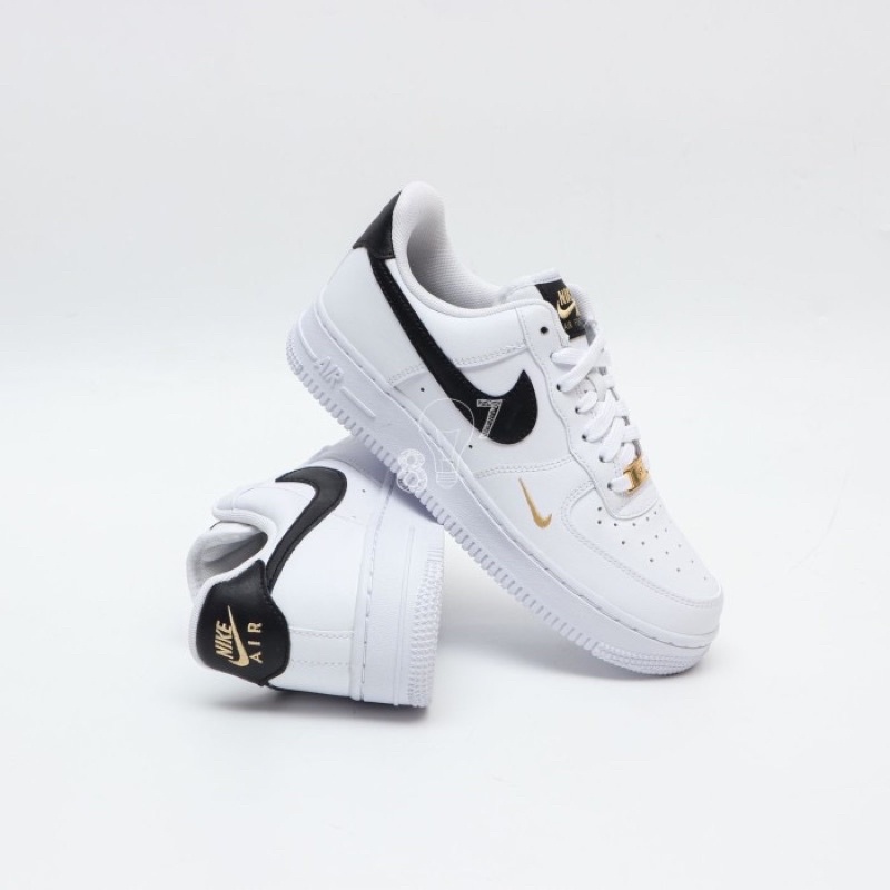 Air Force 1 Low White Black Gold