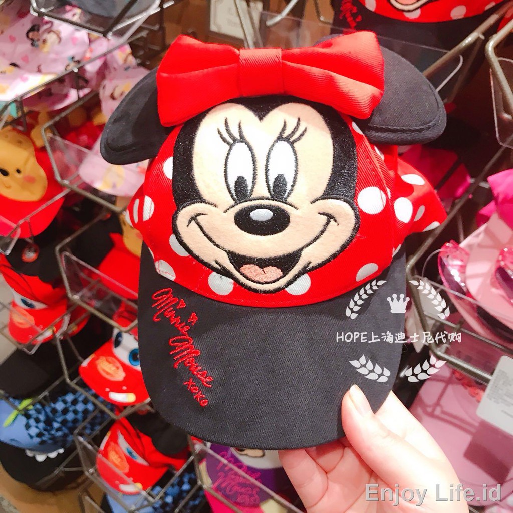 Topi Pelindung Matahari Dengan Gambar Kartun Disney Dan Minnie