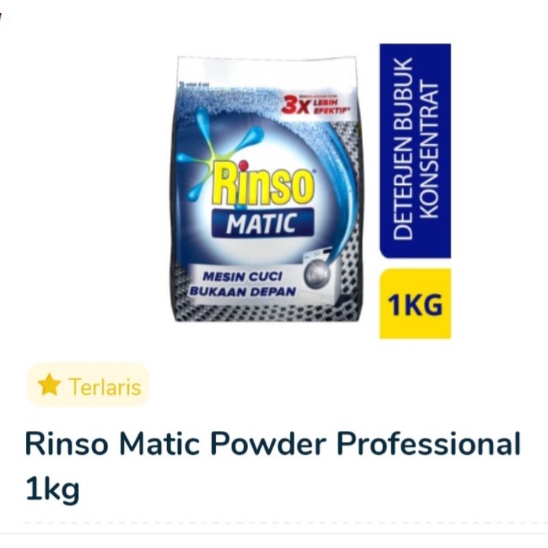 RINSO MATIC POWDER 1kg