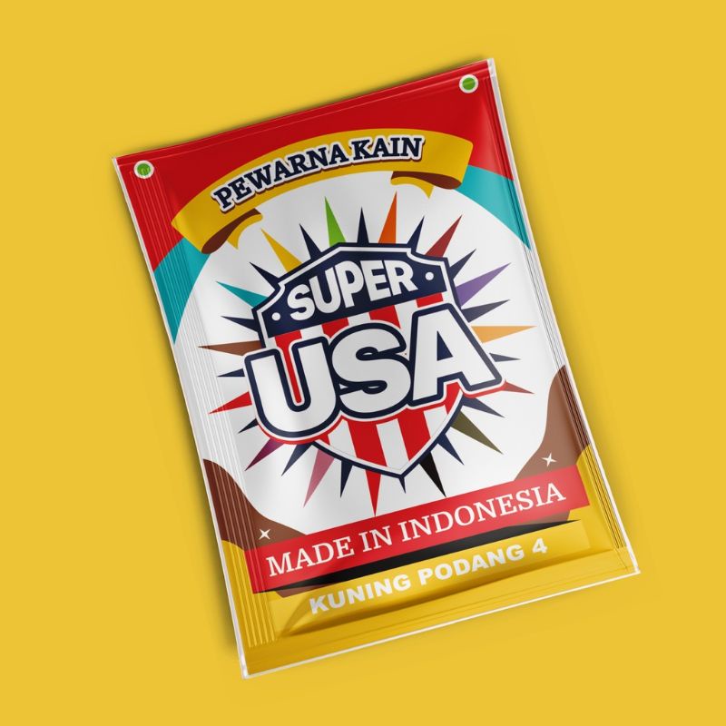 Pewarna Kain Super Usa Made In Indonesia Warna Lengkap