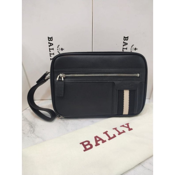 TAS HANDBAG PRIA BALLY LIST HITAM SUPER MIRROR VIP