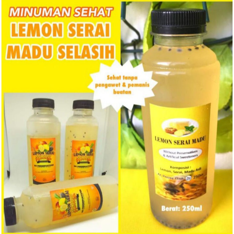 

lemon serai madu selasih